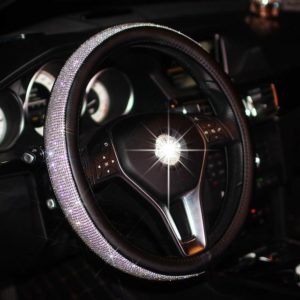 Potah na volant s kamínky - Steering-wheel-cover