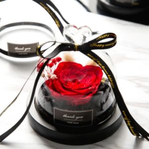 Valentýnská růže s LED - Red