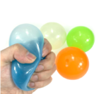 Fluorescenční lepkavé stropní fidget balónky - 4-ks-45mm