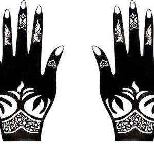 Šablony pro tetování hennou na ruce - 9 variant - 1
