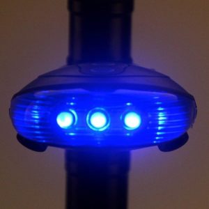 Laserové světlo na kolo s poštovným ZDARMA - Modra