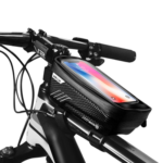 Cyklistická taška na přední rám jízdního kola - M5-red-logo