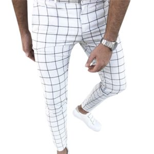 Pánské moderní business kalhoty - více barev - Xxxl, White
