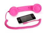 Retro sluchátko pro smartphony - Barva-ruzova