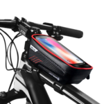 Cyklistická taška na přední rám jízdního kola - M5-red-logo