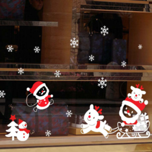 Vánoční samolepky na okno - 01