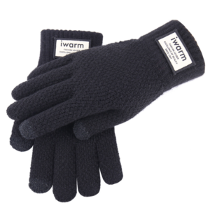 Pánské zimní rukavice na dotykový displej - Black, One-size