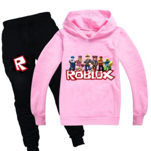 Dětská tepláková souprava Roblox Build - A2-pink-black, 15-16-let