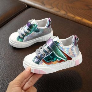 Sneakers boty pro holčičky Unicorn - Green, 30