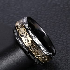 Prsten z chirurgické oceli Drake - Custom-color, 13