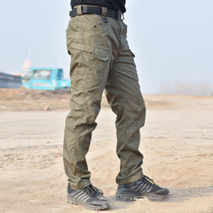 Stylové pánské kalhoty Troy - Army-green, 3xl
