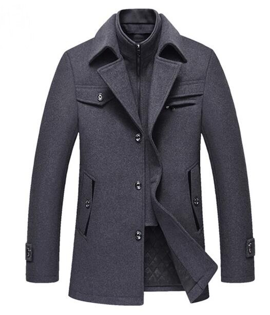 Pánský kabát Arman - Gray, 3xl