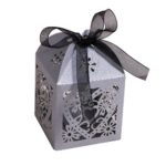 Ozdobné krabičky na svatební koláčky - White-love-heart, One-size