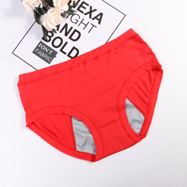 Dámské menstruační kalhotky Jasmina - Red, Xxl