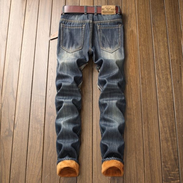Pánské stylové zateplené džíny Damion - 811-no-belt-usa-size, 40