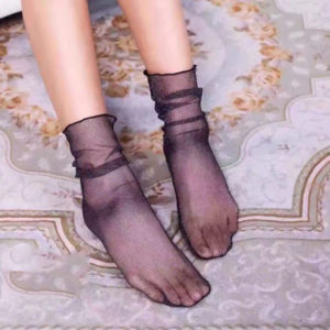 Dámské stylové silonové ponožky Genevieve - A, Uni