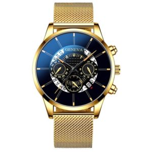 Luxusní pánské hodinky - Gold-tone