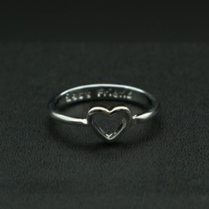 Dámský elegantní prstýnek se srdíčkem Anna - Silver-29, 11
