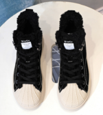 Dámské pohodlné zimní boty s kožíškem Jessie - Black, 35