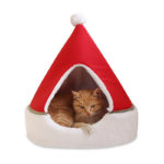Vánoční pelíšek pro kočky - Stromeček S