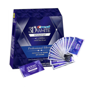 CREST 3D WHITE - profesionální bělící pásky na zuby – okamžité bělení - 10ks