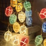 LED dekorační řetěz - Velikonoční vajíčka - B
